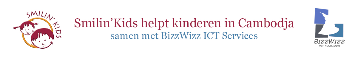 Smilin'Kids helpt kinderen in Cambodja samen met BizzWizz ICT Services